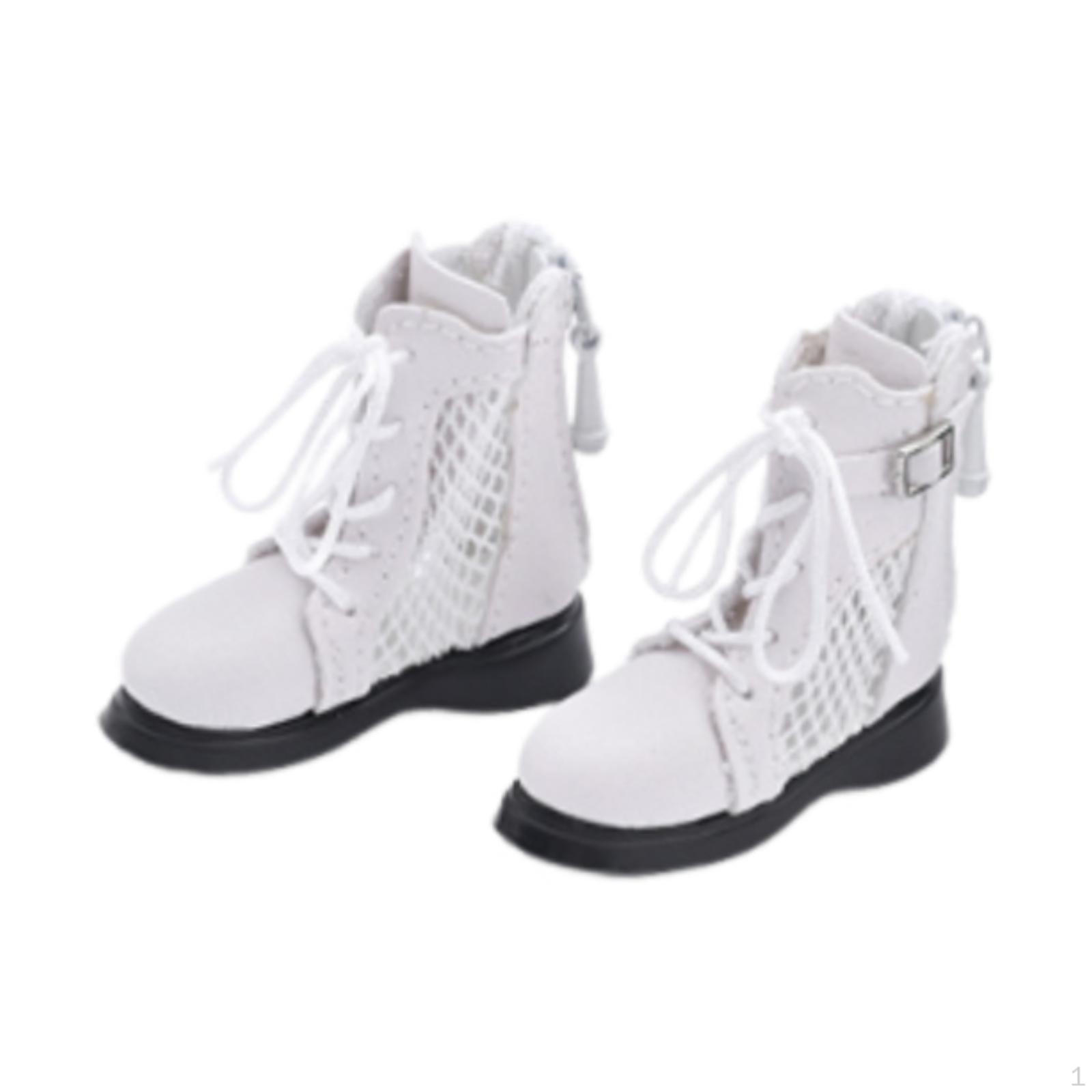 

1/6 Action Figures Boots Costume Accessories Fashion Collections DIY Miniature Sandals 12 Doll белый