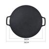 1pc Korean BBQ grill pan Medical stone Coating Non-stick Marble Camping Round Griddle with Handle for Baking,Grill,BBQ