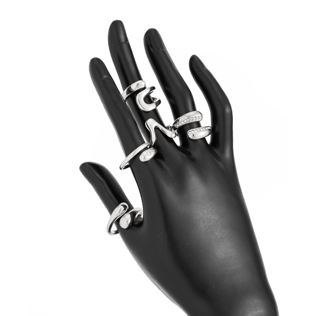 Vintage Gold Color Geometric Rings Trendy Finger Jewelry Hollow Out Adjustable Ring Set for Women Men Retro Boho Fashion Party Gift