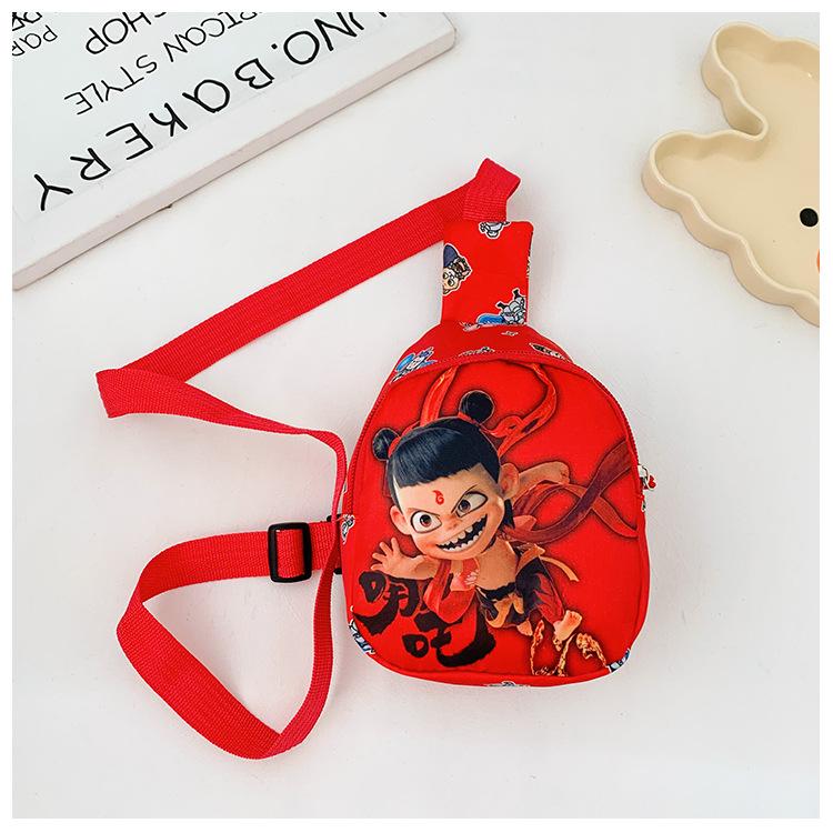 School Bag New Bag Boys and Girls Fashion Cartoon Change Bag Messenger Bag Casual Small Backpack Breast Bag