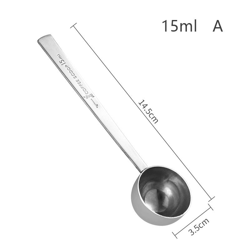 

Stainless Steel Coffee Scoop, Tablespoon Measuring Spoon Long Handle Coffee Spoon For Kitchen Cafe Making A