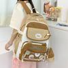 School Bag for Girls, Pain Bag for Junior High School Students, Large-capacity Fashionable Backpack, Cute Transparent Belt, Two-dimensional Personal