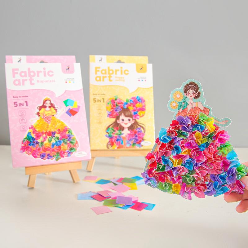 DIY Princess Dream Painting Kit: Children's Dress-Up Sticker Toy