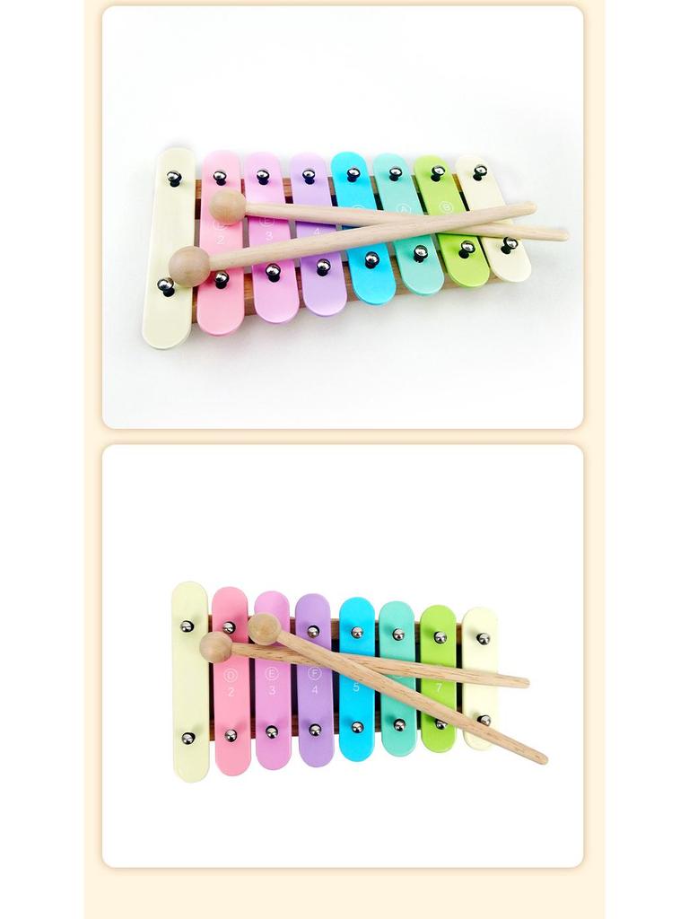 Wooden Hand-Knock Baby Xylophone: Kindergarten Orff Percussion & Sensory Integration Aid