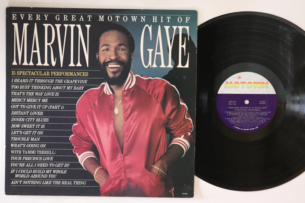 LP Record MARVIN GAYE  Every Great Motown Hit Of Marvin Ga 6058ML MOTOWN 1983 US SoulFunk Used
