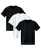 Muji [3Pack] Mooz Poly Mesh Air Cool Dry Round Unisex Short Sleeve T-Shirt (Type A)
