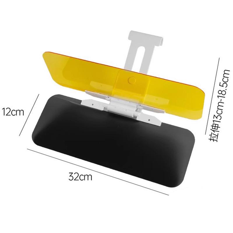 

Car Sun Visor Anti-Glare and Anti-Dazzle Mirror Goggles - Day & Night Dual-Use