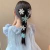 2PCS Cute Princess Snowflake Girls Hairpins Children Headwear Hairgrip Hair Clips Barrettes Hair Accessories