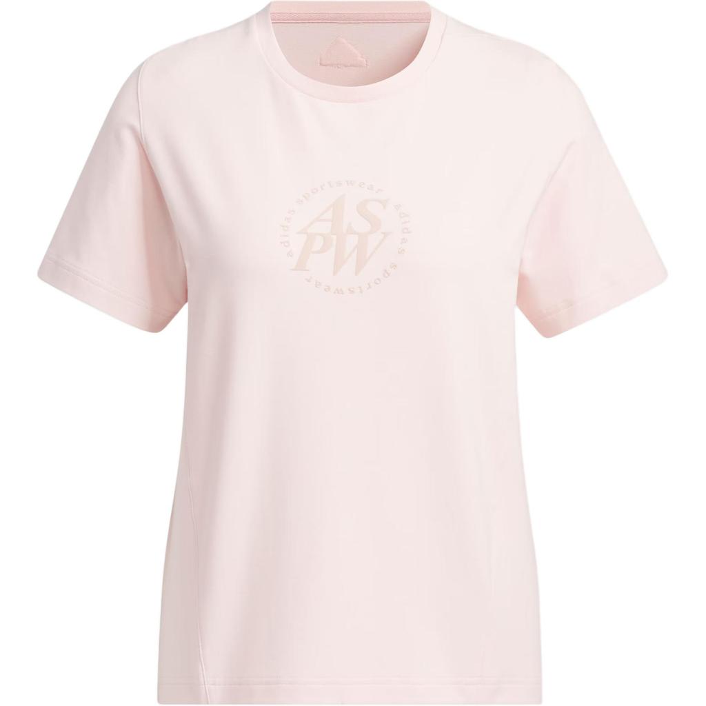 Adidas Lounge Short Sleeve T-Shirt Women Tops JJ3586