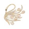Exquisite Cat's Eye Swan Brooch: Elegant Women's Pin for Suits and Lapels, Enhancing Fashion with Personality.