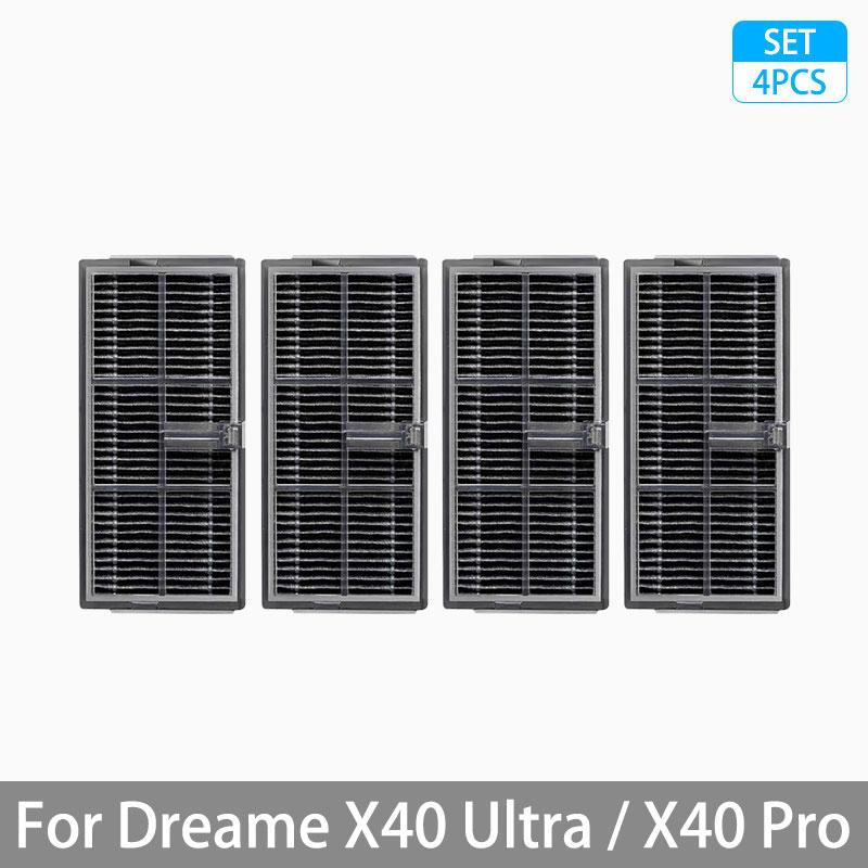 For Dreame X40 Ultra / X40 Pro Accessories Rubber Main Side Brush Mop Cloth Dust Bag HEPA Filter Robot vacuum Replacement Parts