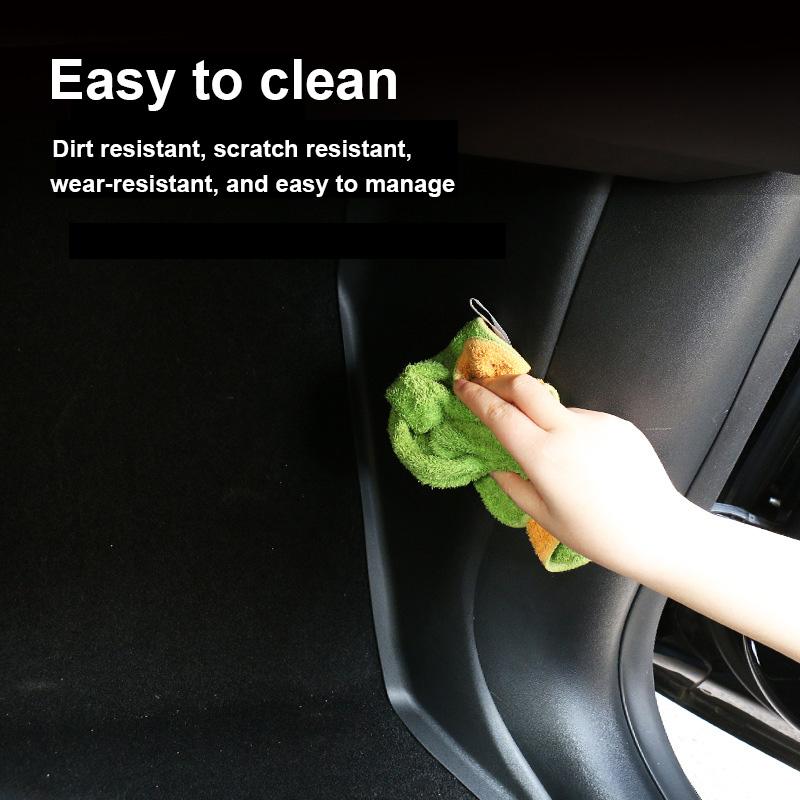 For Tesla Model Y 2023 Accessories Anti-Kick Protection Sticker Cover for Front Door Rest Pedal Side Guards Protector Decor Pad