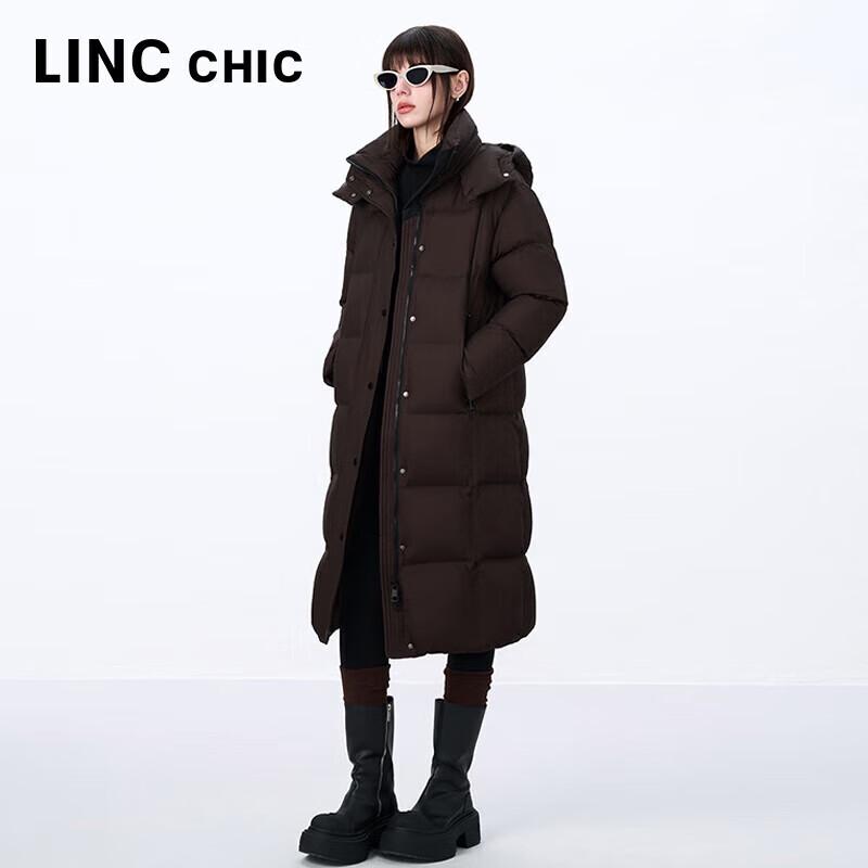 Jin Yujie Women's Maillard Thickened Long Duck Down Puffer Coat