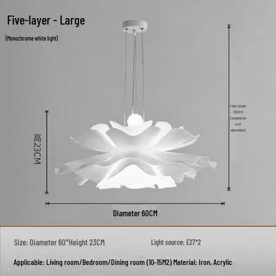 2024 Modern Scandinavian Pine Cone Chandelier for Bedroom and Dining Room