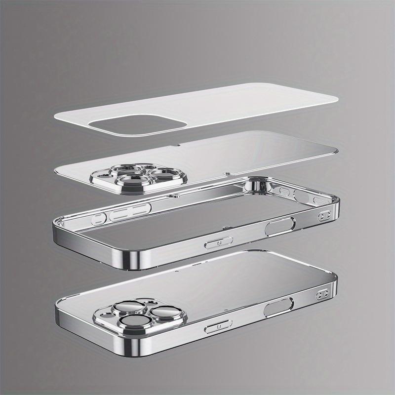 Luxus-Regenbogenkristall mit Apfelmuster Gehärtetes Glas Handyhülle Für iPhone 17 16 15 14 13 12 11 Pro Max Plus 16E 17Air Hülle