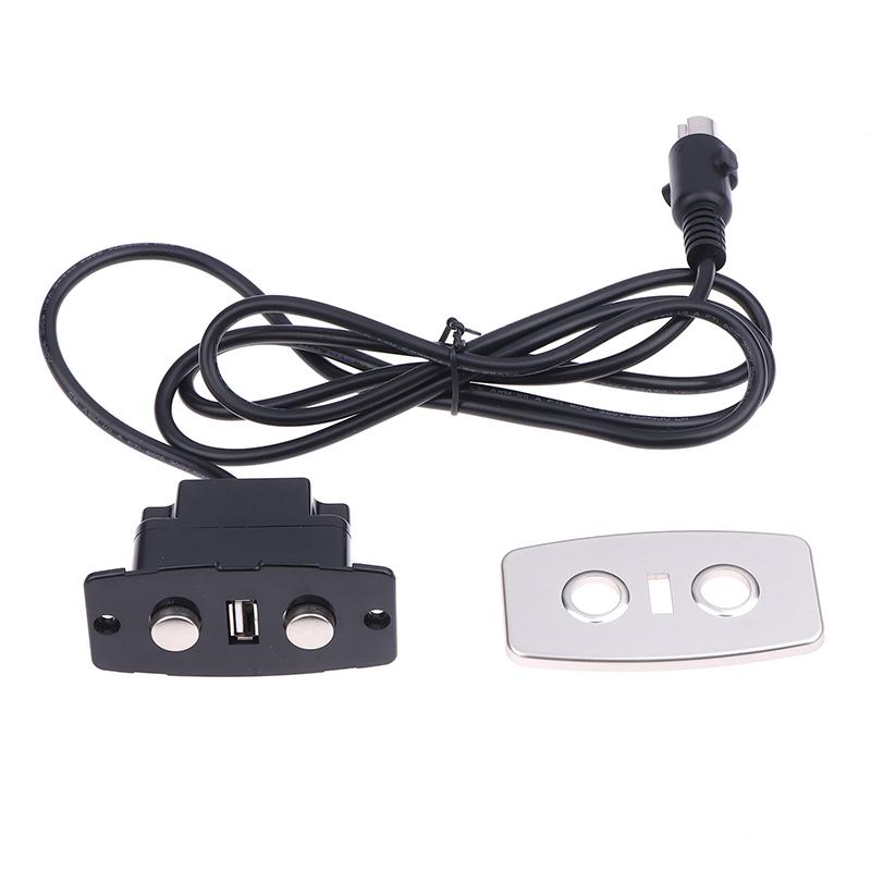 מתג בקר משענת נדנדה למסאז' שקע USB לטעינה 5 פינים ישרים החלפת שלט למשענת נדנדה חשמלית לספה