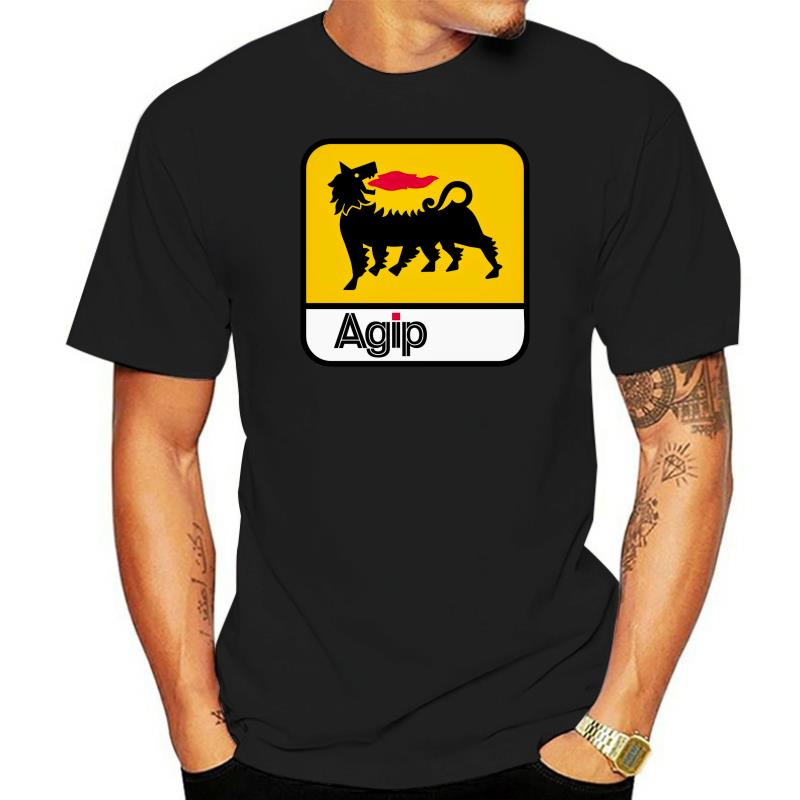 Agip Oil Petrolium Gas Station Service Station Car Automotive Race Racin Digital Printed Tee Shirt