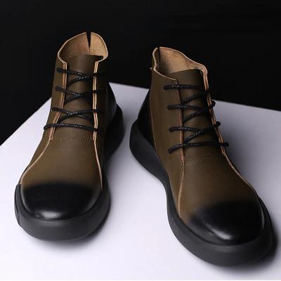 Männer Boot Männer Chelsea Boot Echtes Leder Schuh High Top Männer Plüsch Sapato Social Masculino Zapatos Para Hombres Büro Schuhe männer