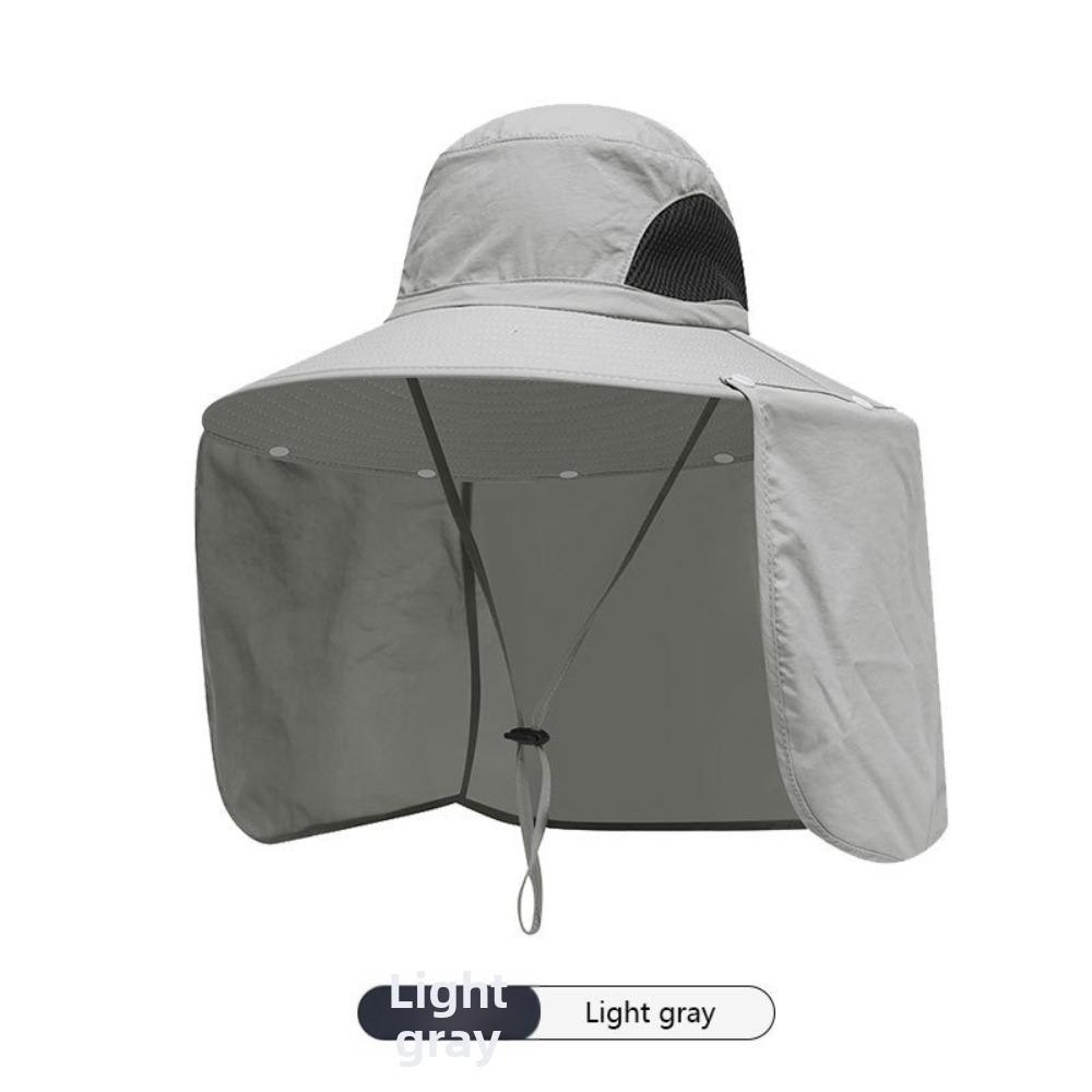 Anti-UV Fisherman Hat Wide Brim Bucket Hat New Sun Hat Hiking Fishing