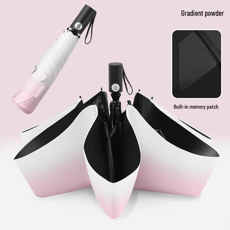 Ultra-Light Anti-UV Automatic Folding Umbrella: Crease-Free, Wrinkle-Free Sunshade & Sunscreen Parasol