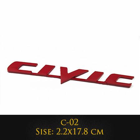 3D Metal Ivtec Letter Emblem Badge Decal Car Styling For Honda Civic Logo Car Rear Tail Trunk Stickers Decals Auto Accessories akf256