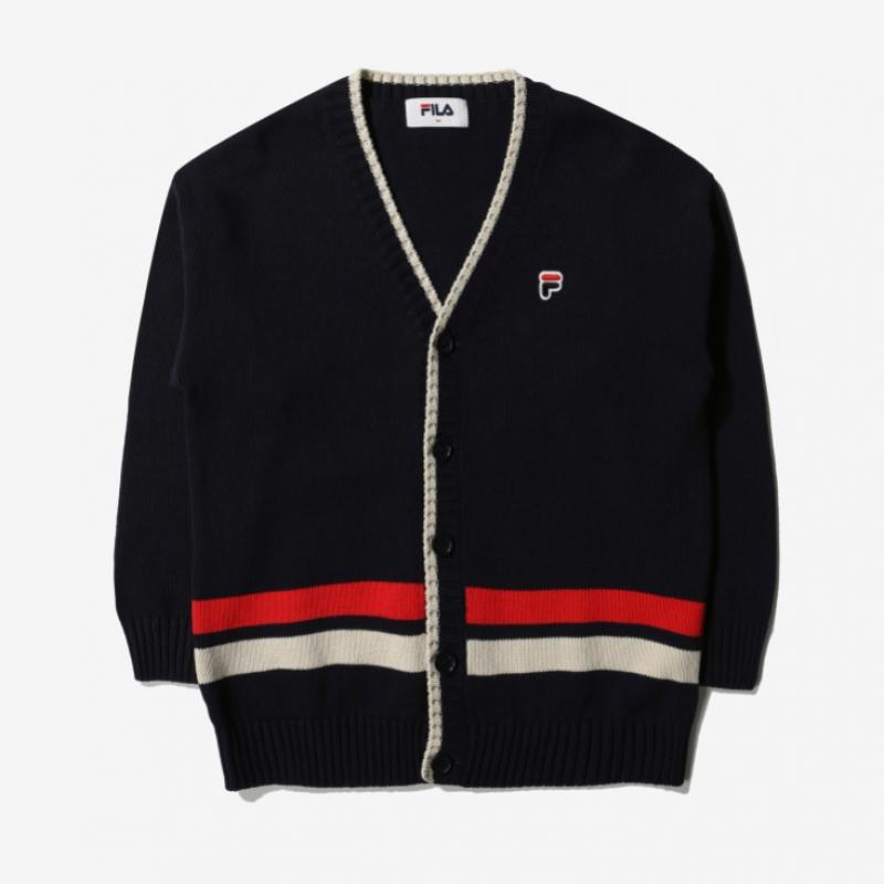 

[fila Kids] Kids 5line Knit Cardigan Fk2ste1301x Ina q0zFk2ste1301xIna INKNAVY/120
