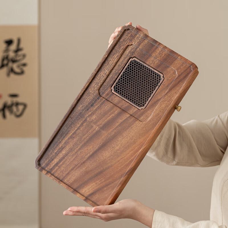 MULTIPOTENT Walnut Solid Wood Square Tea Tray