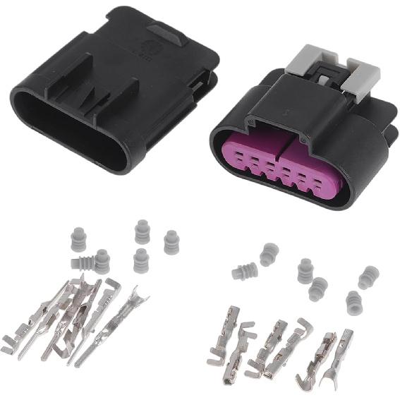 

6 Pins No.88988944 Tail Light Throttle Sensor Plug for Cadillac/Inner Male Female Wiring Harness Pigtail Connector/Waterproof 1.5mm Series / 1 Set