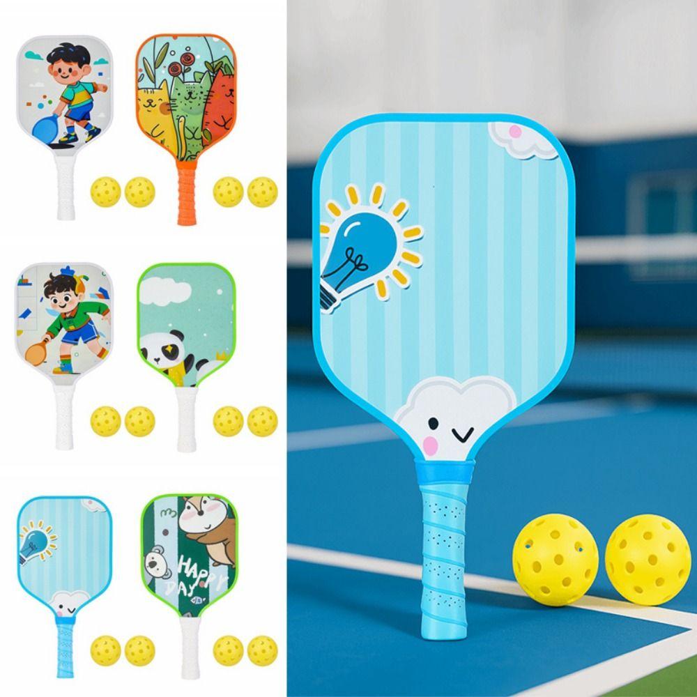 Colorful Children's Pickleball Set Lightweight Pickleball Paddle Set Sports Accessory