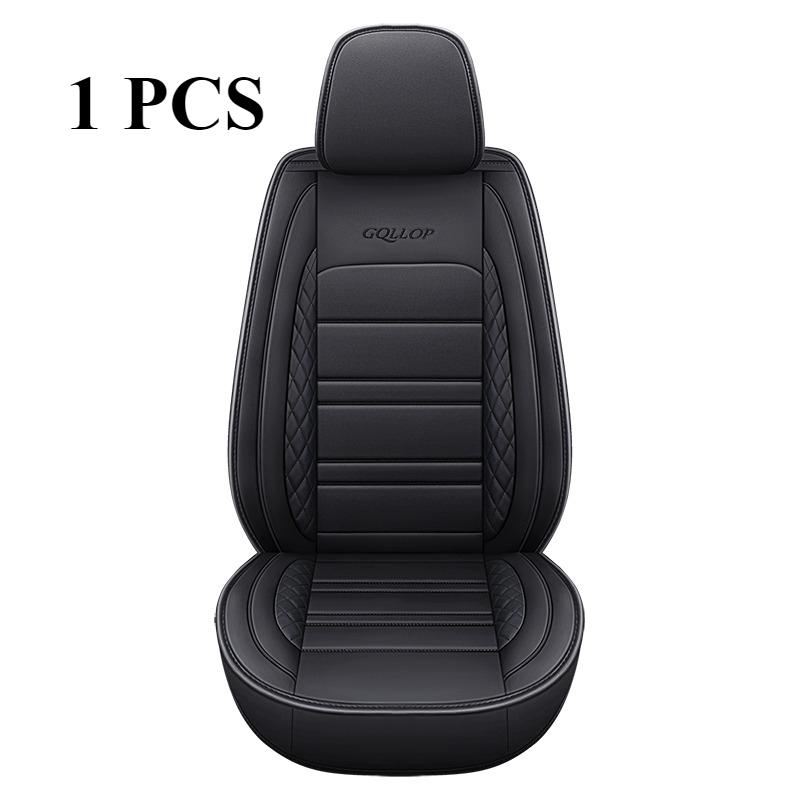 

Full Coverage Pu Leather Car Seat Covers for OPEL Astra K insignia Zafira Antara Grandland x CORSA Vectra Mokka Car Accessories Black 1 Seat