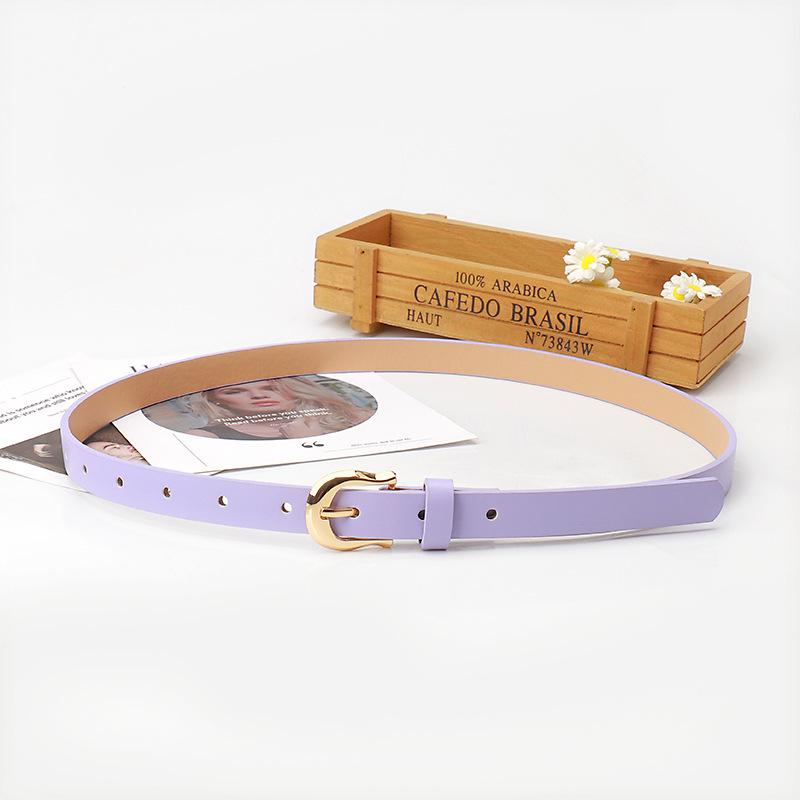 Women's Multicolor PU Leather Fashion Belt