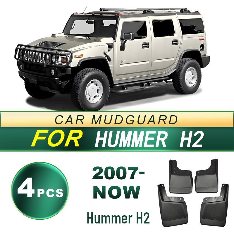 Hummer H2 Soft Rubber Mud Flaps (2007-Present)