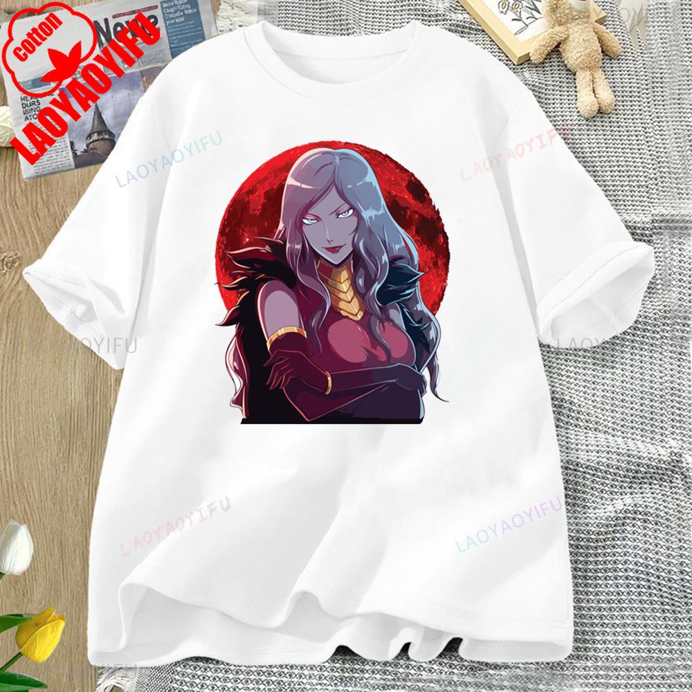 Castlevania Alucard Carmilla Printed T-shirt Tops Castlevania Alucard Street Fashion Hip Hop Casual Comfortable Personality
