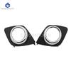 1 set Fog Lights Headlight For Toyota RAV4 2009 2010 2011 2012 Fog Lamp Cover Grill Bezel Front Bumper Fog Light