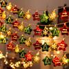 20LEDs Christmas Star String Lights 9.8FT Battery Powered Decorative Lamp  for Party  Office  Xmas Trees  Holiday  Home Decor