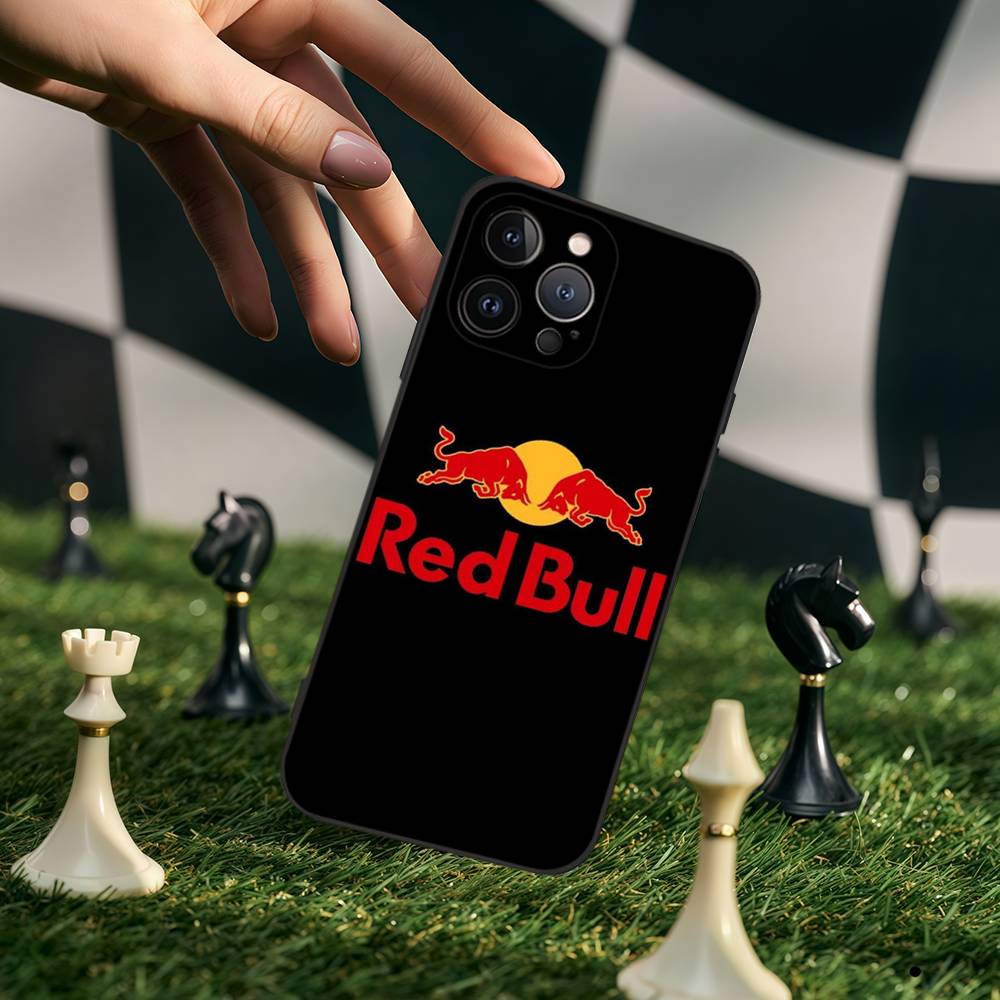 

Модний Червоний Логотип B-BullS Килимок для Миші Чохол для Телефону Для Iphone 17 16 15 14 13 12 11 Pro Max Plus Чорний Силікон Матовий ТПУ iPhone 17 Air