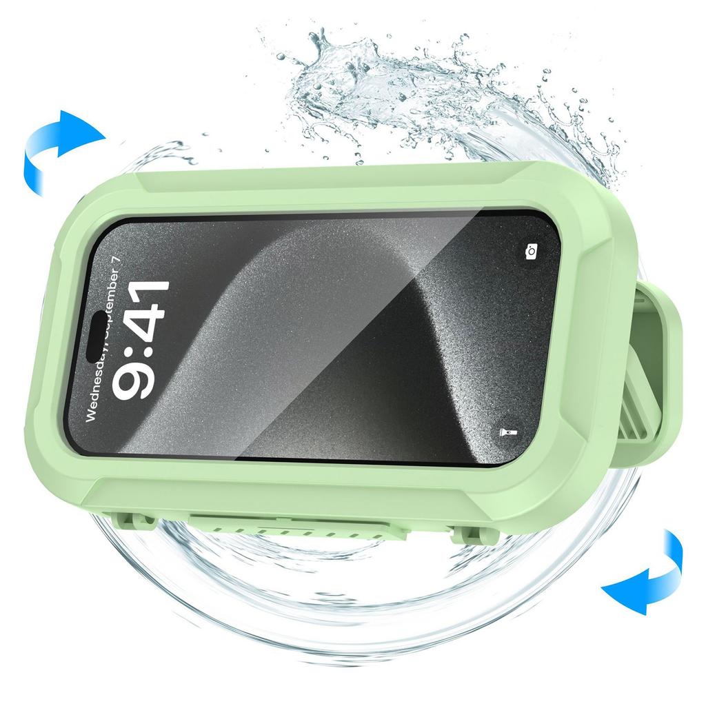 Handyhalter zum Spielen, Dusch-Handyhalter, Verstellbare Handyhülle für Zuhause, Badezimmer, Drehbarer Handy-Ständer, Wasserdichte Handyhalterung