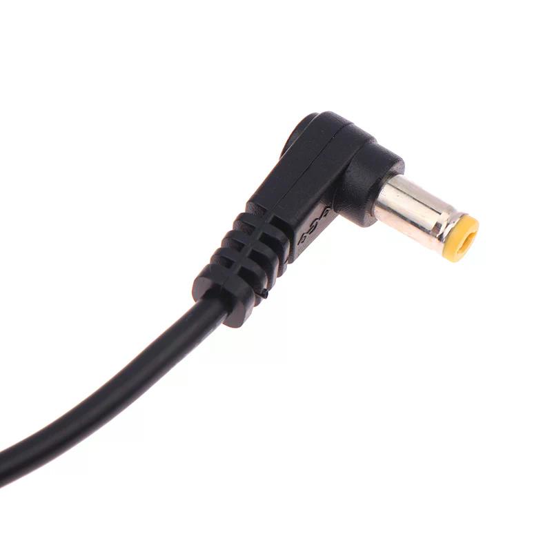 5.5 X 2.1mm/2.5mm Right Angle DC Power Cable DC Male Plug Power Connector Plug Connector Extension Line