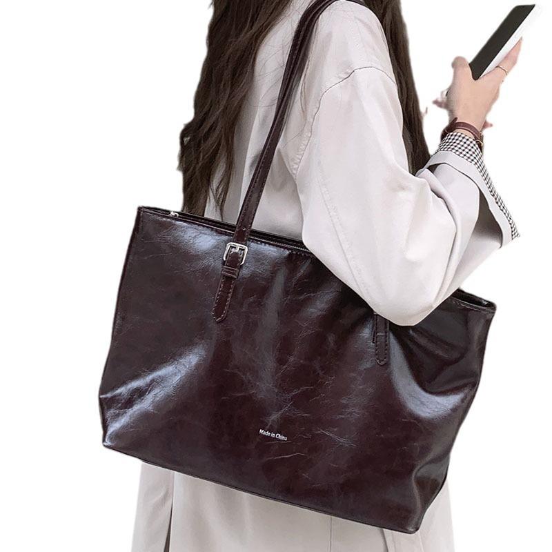 Niche Korean Version Of Underarm Bag Spring New Large-Capacity Commuting Versatile Tote Bag Shoulder Women'S Bag