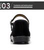 2024 Summer Non-slip Soft Sole Breathable Black Shoes for Work and Dance