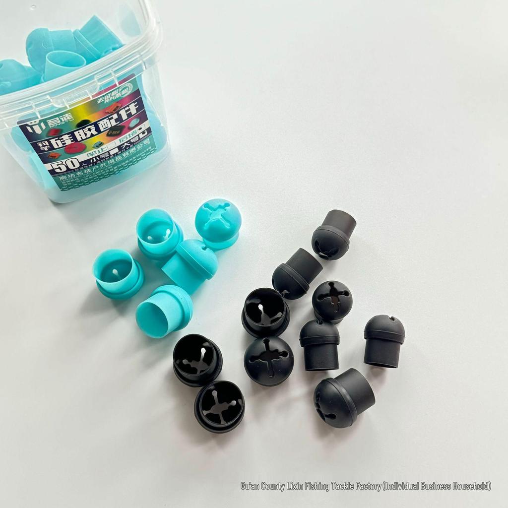 Silicone Anti-Slip Ring for Fishing Rod: Grip Tape, Sealing, Butt Cap, Protective Cover, Detachment Prevention.