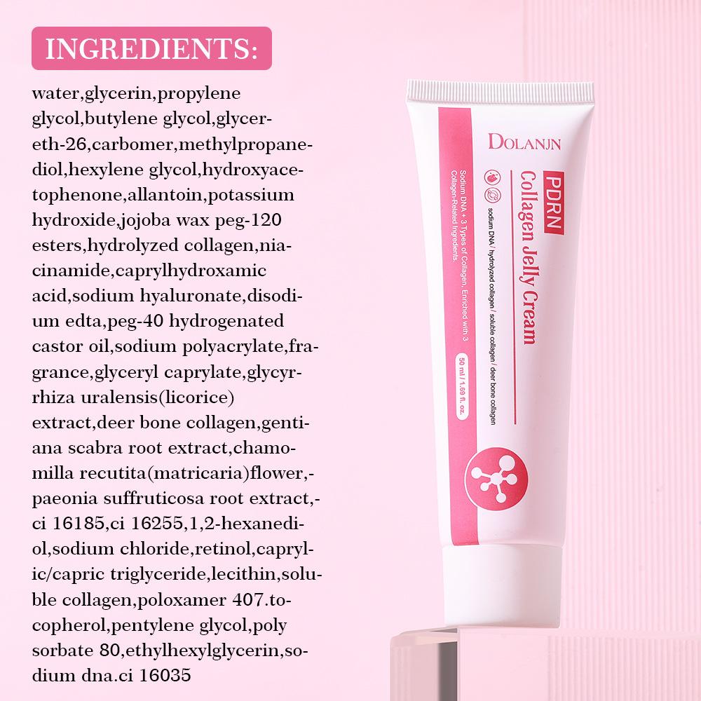 PDRN Sodium Peptide Collagen Jelly Cream Face Cream Body Cream Deep Hydration Skin Repair