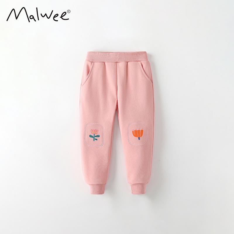 

Еластичні штани-джоггери Malwee для дівчаток - Осінь Зима Європейський Американський Стиль для Малюків та Дітей 100