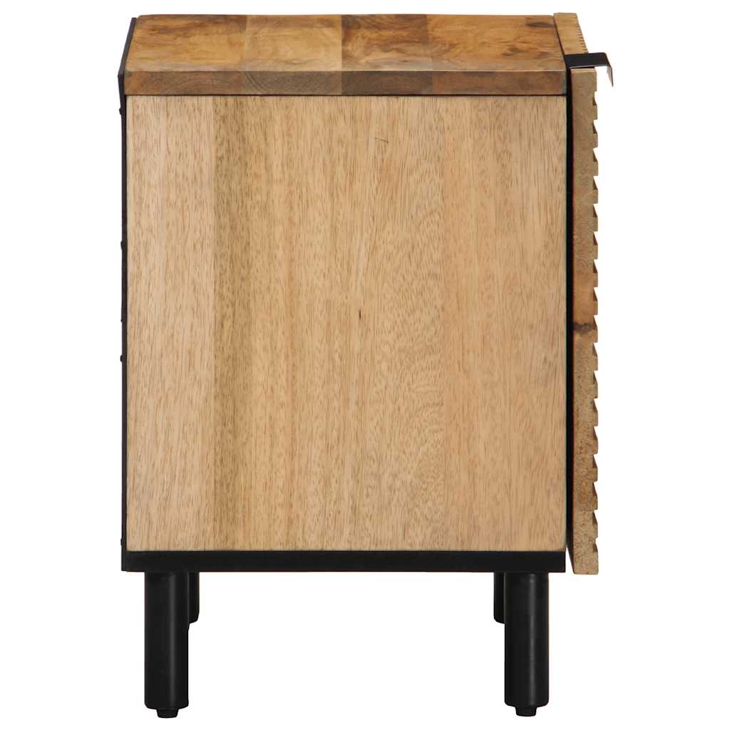 Nightstand Brown 40 x 33 x 46 cm Solid Mango Wood