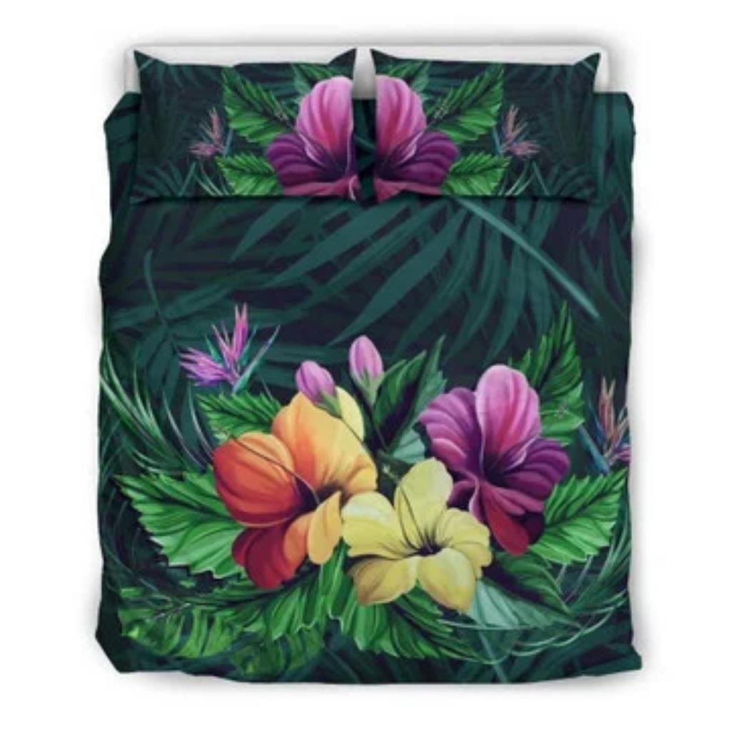 Duvet Cover Set Humuhumunukunukuapua Hawaiian Bedding Set Pillowcase