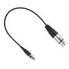 Mini XLR 3pin Female to XLR 3pin Female Audio Cable for Cameras SLRs Standard Microphone Connection