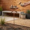 5 Claw Ground Plug Freestanding Birdbath Standing Bowl Bird Feeding Station  Outdoor Garden
