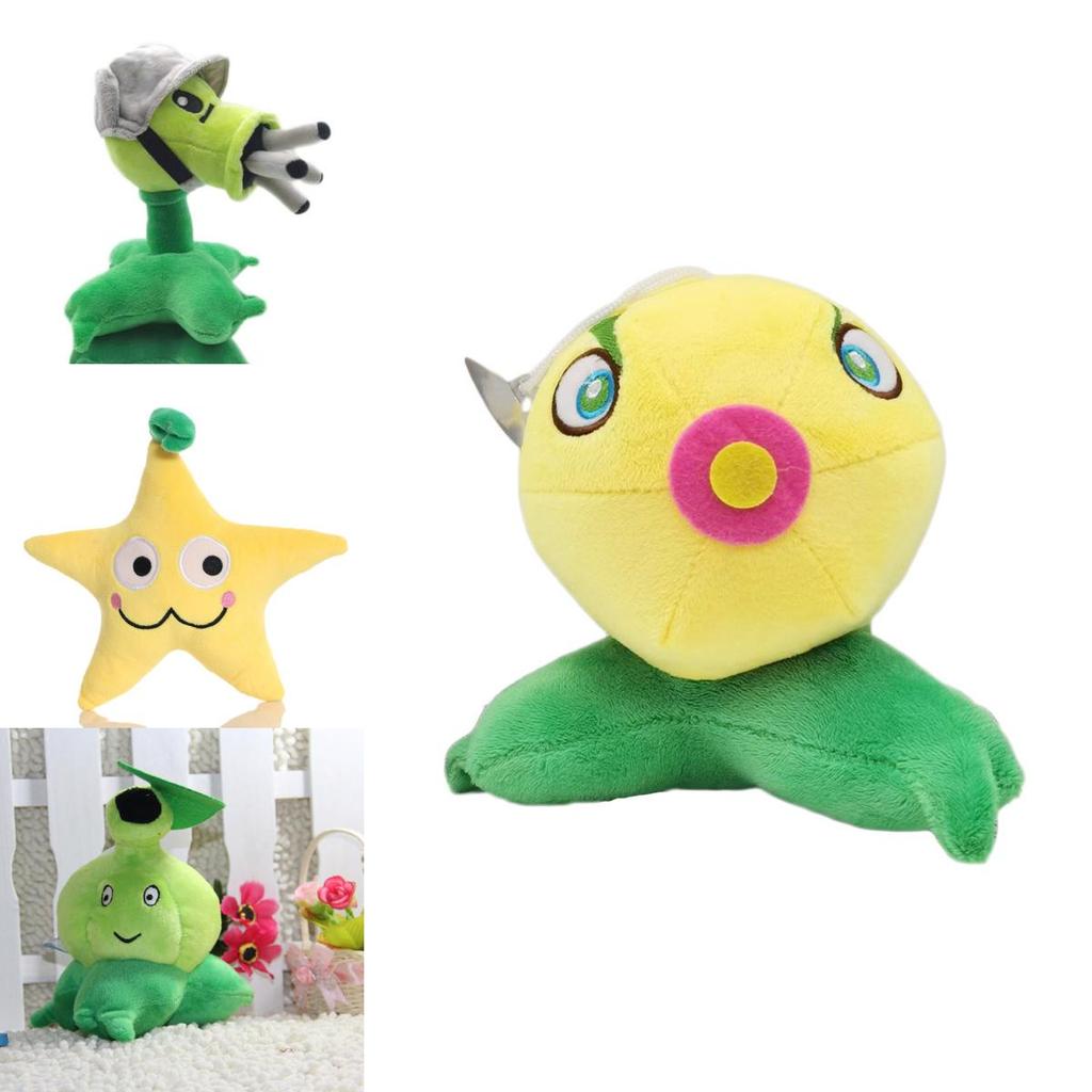 Adorable Plants Vs Zombies Pea Shooter Plush Toy For Baby Kids Xmas Birthday Gifts
