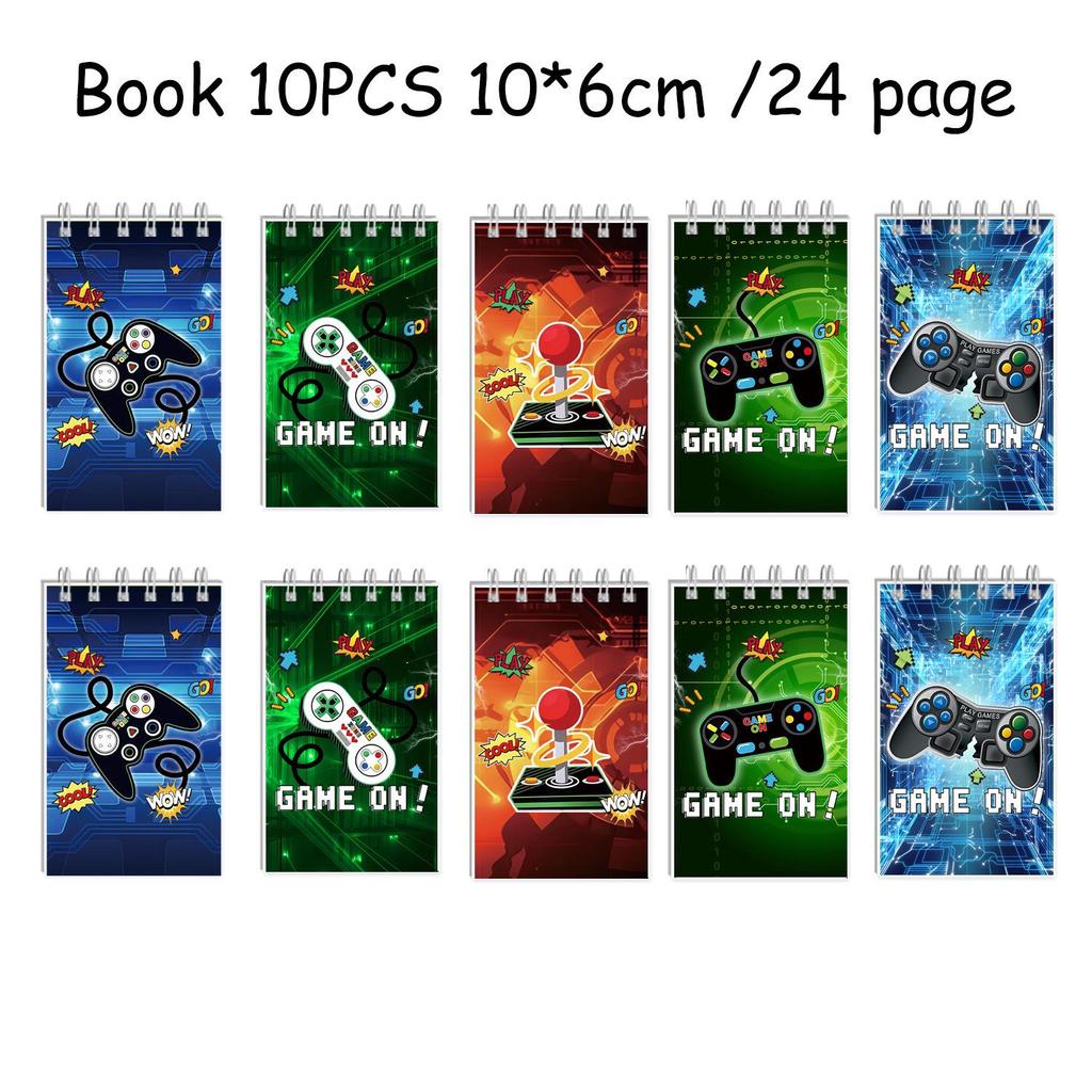 Football Butterfly Theme Kids' Party Notebook & Sticky Notes Set