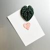 Plant Leaf Pattern Acrylic Refrigerator Magnets - Soft, Magnetic, Decorative Patches